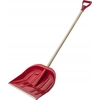 Image de KADAX Pelle à neige "Labrol", pelle à neige sans manche avec bord en aluminium et poignée ergonomique en D, rouge, 45 cm