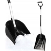 Image de KADAX Pelle à neige "Cenrau", Pelle à neige sans manche avec bord en aluminium et poignée ergonomique en D, noir, 38 cm