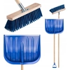 Image de KADAX Kit de déneigement "Albres", pelle à neige et balai avec manche ergonomique, bleu