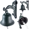 Image de KADAX sonnette de porte en fonte, cloche décorative, cloche rétro