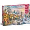 Image de Puzzle CHERRY PAZZI Crépuscule en hiver 1000 pièces