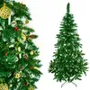 Image de Arbre de Noël artificiel, fidèle à la nature, 200cm, pin, épicéa, dense, cônes, support enneigé