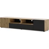 Image de Armoire TV AURIS 200 cm TV Stand artisan chêne / noir mat
