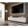 Image de Meuble TV suspendu Homlando SUBI, 180 cm, blanc mat