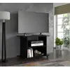Image de Meuble TV mobile YOGI, finition noire mate