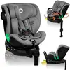 Image de Siège enfant Lionelo Harmony i-Size, base EasyTurn 360°, ISOFIX et pied de support, BuckleAlarm, Side Impact Guard, appui-tête et dossier réglables - Gris