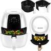 Image de Zeegma Air Fryer 7,7L - Friteuse à air chaud 1800W Blanc, Cuisson sans huile