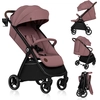Image de Lionelo Poussette Ingrid jusqu'à 22 kg de 6 mois à 4 ans Grandes roues pivotantes à 360° - Rose