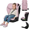 Image de Siège enfant Neal i-Size 100-150 cm, jusqu'à 12 ans, appui-tête réglable, système de protection latérale supplémentaire, réglage de l'inclinaison du dossier Rose