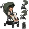 Image de Lionelo Buggy BESS Poussette de 6 mois à 22 kg, pliable, roues 360°, légère 7,5 kg - Vert