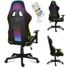 Image de GAMING CHAIR chaise de bureau d'ordinateur pivotante LED FULLRGB