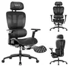 Image de Huzaro Combat 7.9 Black | Chaise gaming Chaise de bureau ergonomique | Soutien lombaire intégré | Repose-pieds | Réglage de la profondeur d'assise | Tissu | Noir