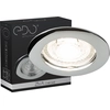 Image de Plafonnier encastré Spot de plafond Spot encastré ZIVA Chrome IP20 rond chrome EDO777309 EDO
