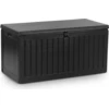 Image de Coffre de jardin 109 x 51 x 55 cm 270 litres noir