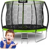 Image de Neo-Sport trampoline de jardin pour enfants - Ø 374 cm (12 FT), avec filet intérieur, vert