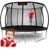 Image de Trampoline de jardin Neo-Sport pour enfants   Ø 374 cm (12 pieds), avec filet intérieur, noir