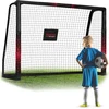 Image de But de football 180 x 120 x 60 cm NS-463 noir-rouge