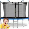 Image de Trampoline de jardin 6ft/183cm avec filet intérieur et échelle Neo-Sport