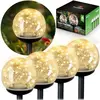 Image de Ilumen LS-103 4pc transparent sphere solar light
