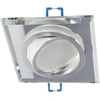 Image de Plafonnier réglable en verre CRYSTAL R argent IP20 carré EDO777404 EDO