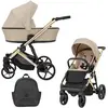 Image de Kunert ARIZO PREMIUM 2in1 Poussette en brun avec châssis doré