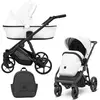 Image de Kunert Arizo 2in1 poussette éco-cuir en blanc - écologique et confortable