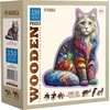 Image de WOODEN CITY Puzzle en bois Chat doux 150 pièces