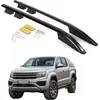 Image de Barres de toit VOLKSWAGEN AMAROK PICKUP AB 2010-2020 Noir Durable Solide