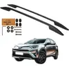 Image de Rampes de toit TOYOTA RAV4 SUV AB 2013 BIS 2019 Noir Aluminium Massif
