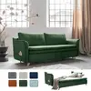 Image de MIUFORM Charming Charlie Slim - Canapé avec fonction lit et coffre de lit - 225x90cm - Vert - Canapé-lit 3 places