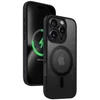 Image de Coque Crong Hybrid Frost Mag Avec Magsafe Pour Iphone 16 Pro Max (noir)