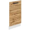 Image de Belini panneau frontal pour lave-vaisselle PZ. Façade pour lave-vaisselle largeur 45 cm. Façade pour lave-vaisselle avec poignée, chêne Wotan