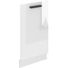 Image de Belini panneau frontal pour lave-vaisselle PZ. Façade pour lave-vaisselle 45 cm de large. Façade pour lave-vaisselle avec poignée, blanc brillant