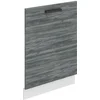 Image de Belini panneau frontal pour lave-vaisselle PZ. Façade pour lave-vaisselle largeur 60 cm. Façade pour lave-vaisselle avec poignée, Glamour Wood