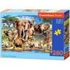 Image de Puzzle 260 pièces Animaux de la savane Castorland 27545