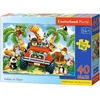 Image de Castorland Softies on Safari Puzzle 40 pièces maxi B-040131-1