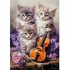 Image de Puzzle 500 pièces Chatons Musicaux 053988 Castorland