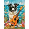 Image de Puzzle 500 pièces Collie, Guitar and the Sea 054008 Castorland