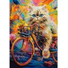 Image de Puzzle 500 pièces Promenade florale du chaton 054015 Castorland