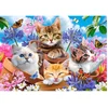 Image de Puzzle 70 pièces Chatons avec Fleurs - Castorland 70107