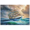 Image de Puzzle 1000 pièces Bateau sur Mer Agitée 104529