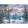 Image de Puzzle 1000 pièces Noël en montagne 104680