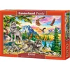Image de Puzzle 1000 pièces Famille de loups et aigle 104970 Castorland