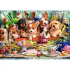 Image de Puzzle de 1 000 pièces. Un dessert pour les chiots