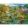 Image de Puzzle 2000 pièces Maison Idyllique avec Chevaux 200931 Castorland
