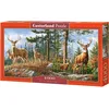 Image de Puzzle 4000 pièces Famille de Cerfs Royaux Castorland 400317