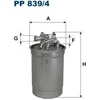 Image de FILTRON FILTRE DE CARBURANT Filtre de ligne PP 839/4
