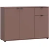 Image de Buffet - Ganymede - 3 Portes - 1 Tiroir - Terracotta - 119,8 X 34,1 X 82,3 Cm