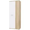 Image de Armoire A Chaussures Style Contemporain Decor Chene Sonoma Et Blanc Mat - L 69 Cm