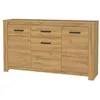 Image de Mm_unverified_brand - Havanna Buffet Bas Classique Decor Chene Vieilli - L 161 Cm
